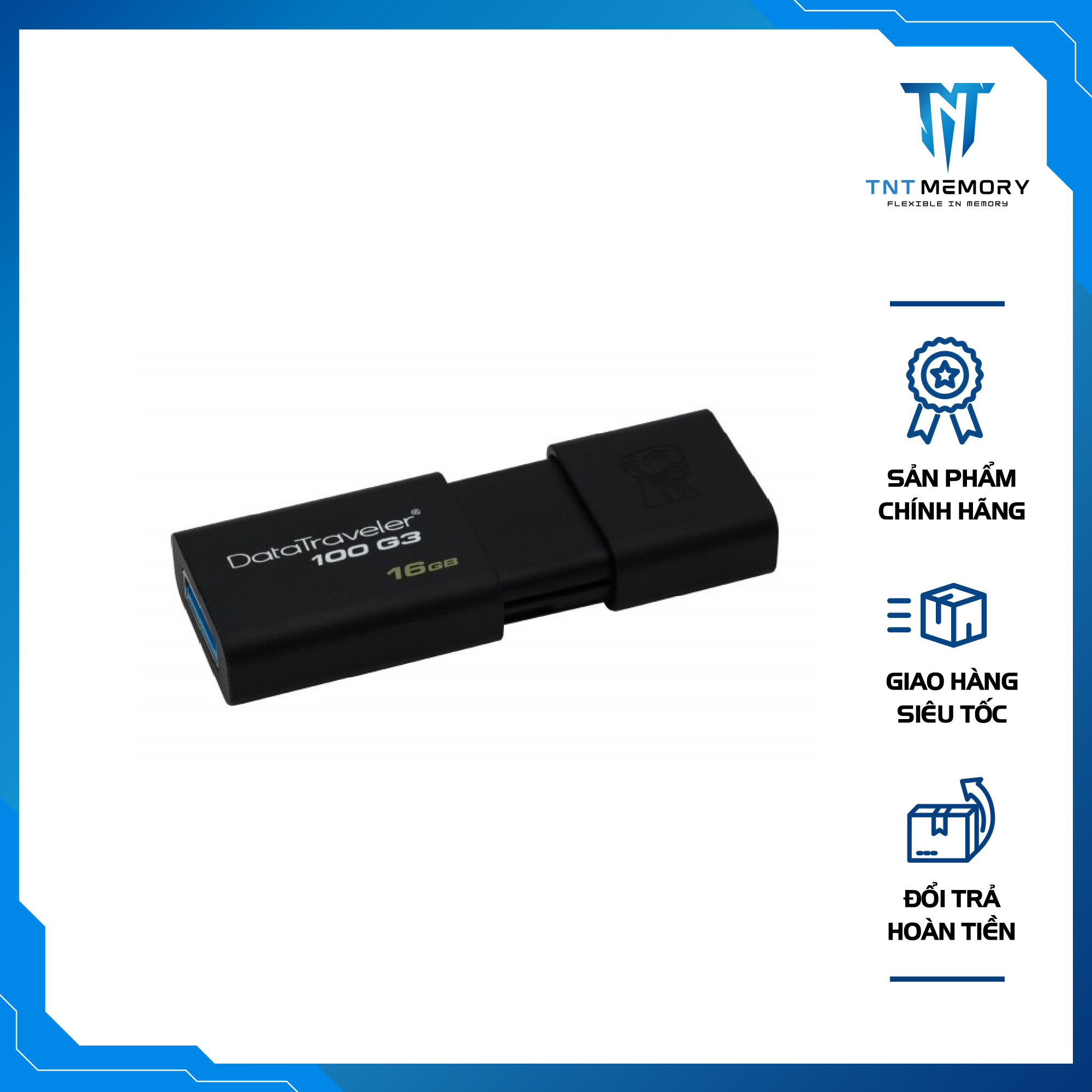 USB Kingston DataTraveler DT101 4GB /8GB/16GB /32GB/64G BH 24 tháng