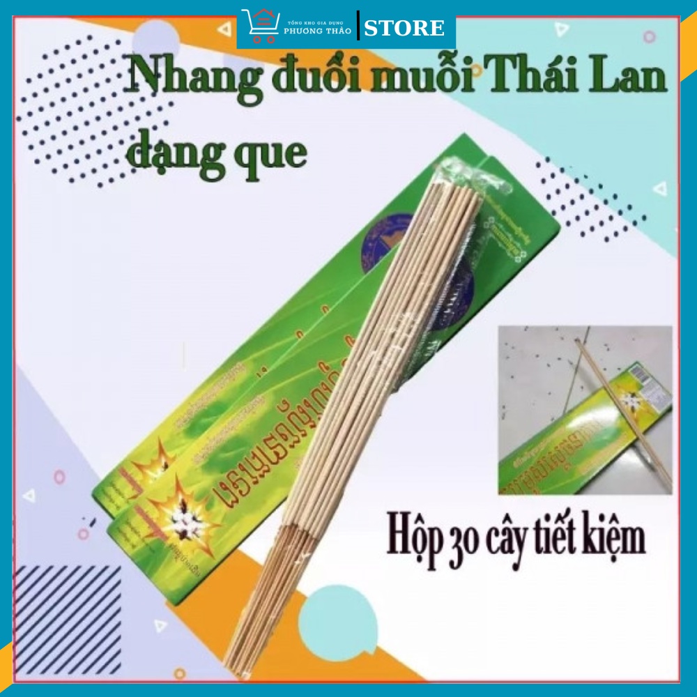 Nhang muỗi - hương đuổi muỗi thái lan 1 bó 30 cây - hiệu quả an toàn