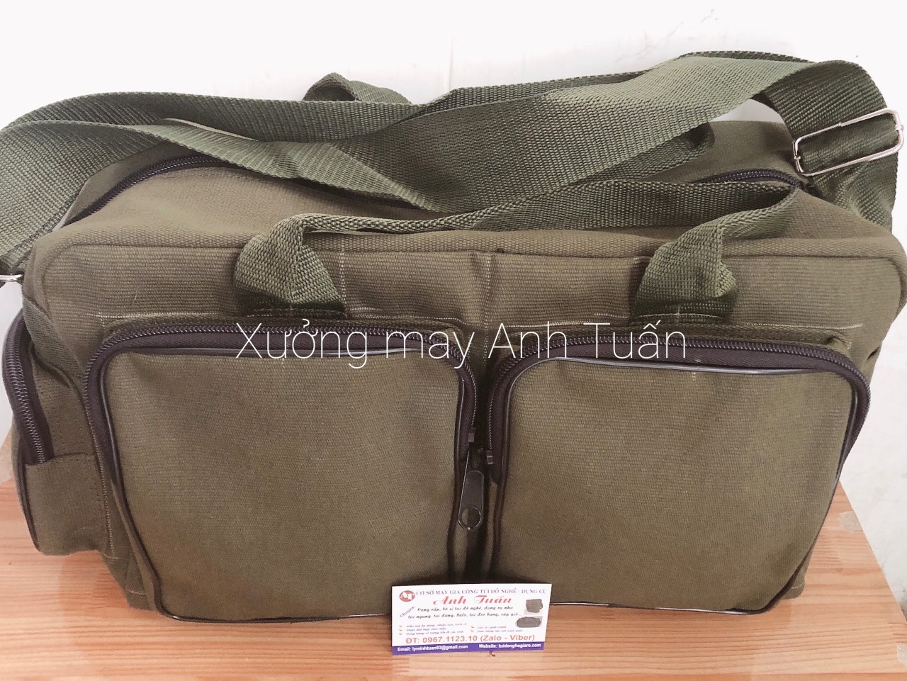 [HCM]Túi đựng đồ nghề - Ngang bố 18 inch vải bố 100%