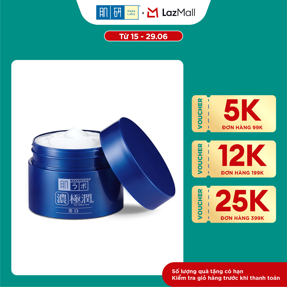 Kem dưỡng trắng dạng gel Hada Labo Koi-Gokujyun Whitening Perfect Gel 100g