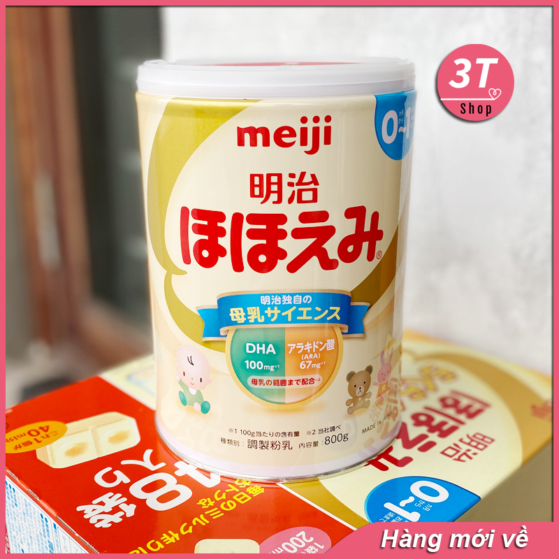 Sữa Meiji số 0 (0-1 tuổi) nội địa Nhật Hộp 800gr [Date mới]