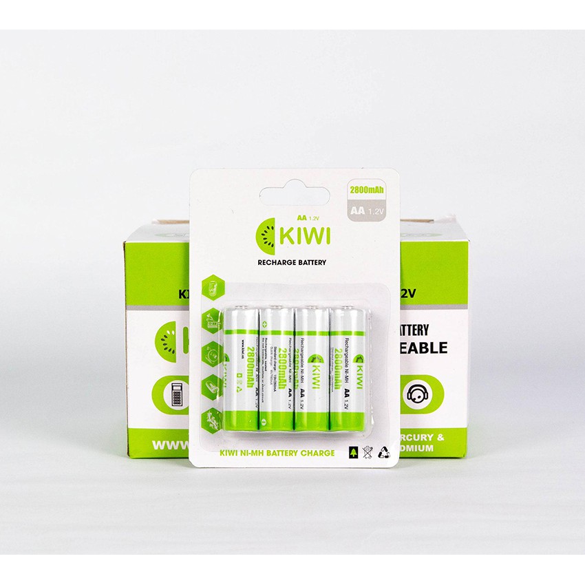 Combo 4 pin sạc + cốc sạc , hàng chính hãng kiwi , bh 18 tháng , dùng cho micro và thiết bị điện tử khác