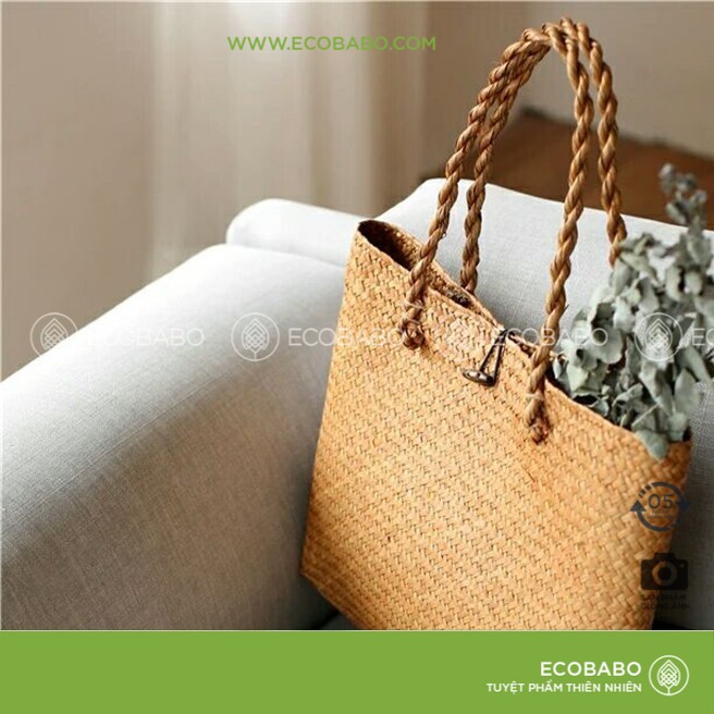 Túi cói đan thủ công