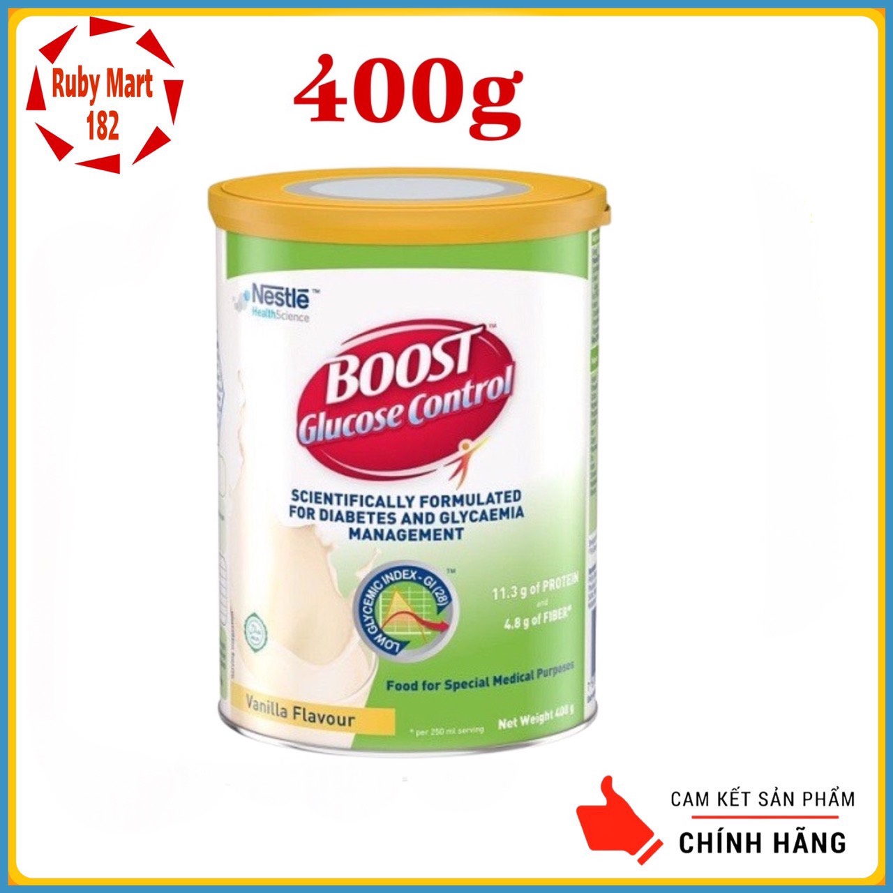 Sữa Bột Boost Glucose Control Cho Người Tiểu Đường lon 400g