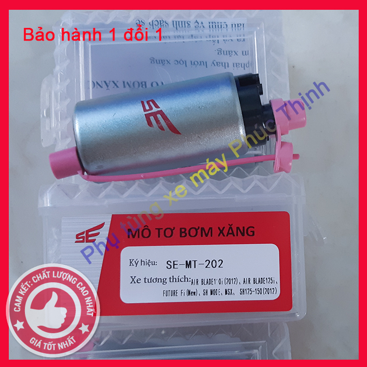 Mô tơ bơm xăng xe máy air blade 110cc năm 2012, air blade 125i, future fi, sh mode, bảo hành 6 tháng