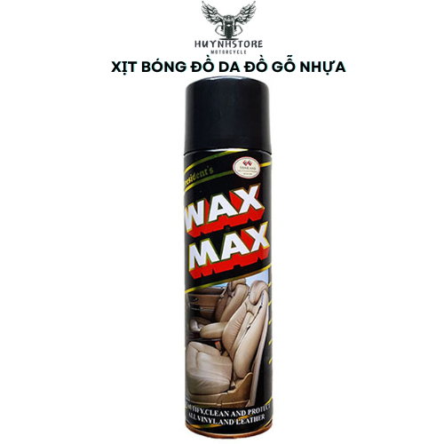 Chai xịt bóng da gỗ nhựa nội thất Waxmax 500ml