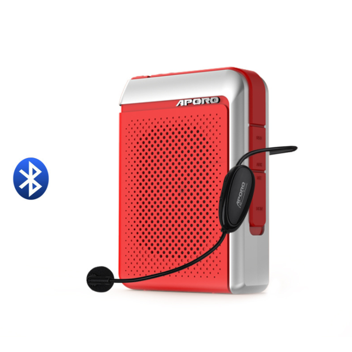 Máy trợ giảng không dây cao cấp nhãn hiệu aporo t18, 2.4g, bluetooth 5.0, công suất 30w