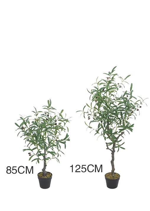 Cây Oliu giả, cây Olive decor trang trí nhà cửa, cây cao 80cm, 120cm