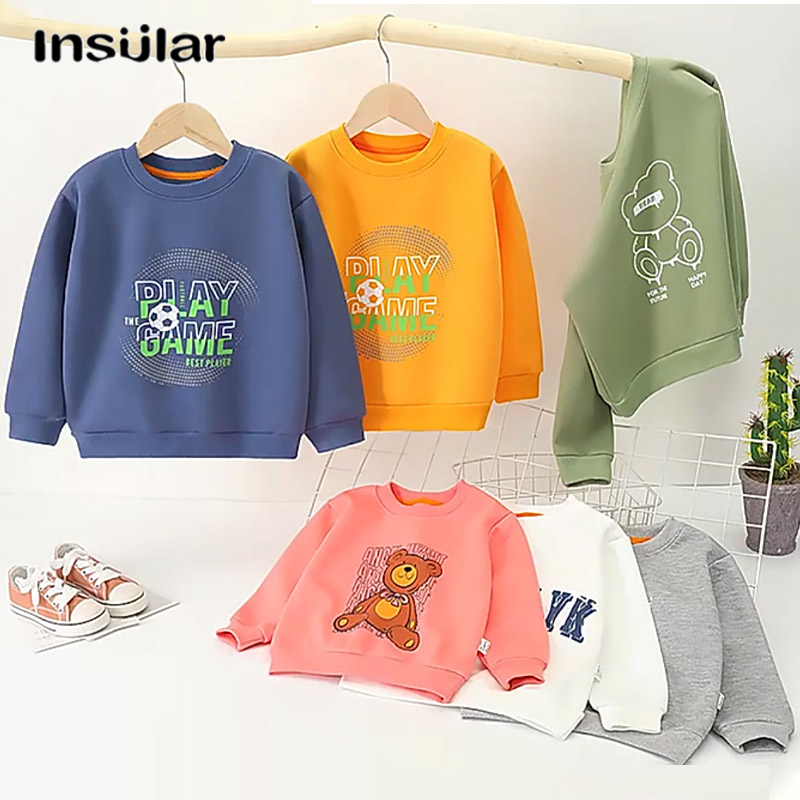 Insular Children s sweater Korean T-shirt baby long