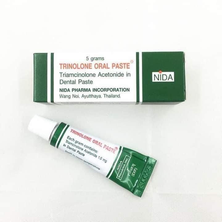 Kem Bôi Nhiệt Miệng Trinolone Oral Paste Thái Lan 5gr
