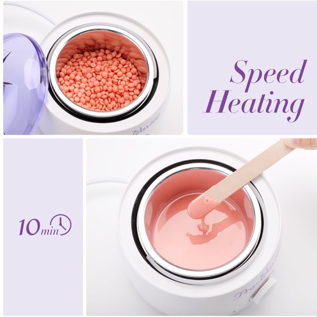 Sáp wax lông hard wax beans hương rose 300g