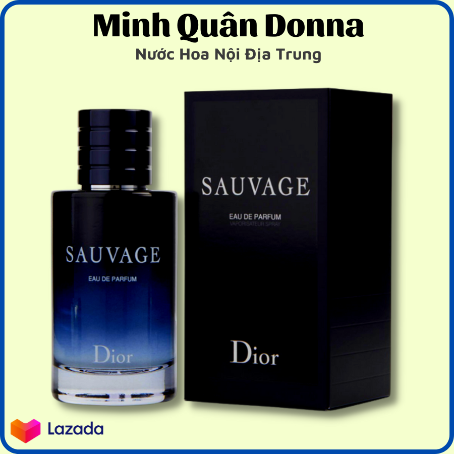 Nước hoa nam dior sauvage nắp hít 100ml pháp nam tính mạnh mẽ lưu hương lâu