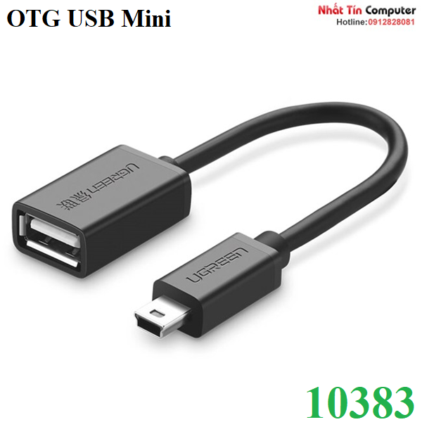 Cáp otg mini usb 2.0 chính hãng ugreen 10383 cao cấp