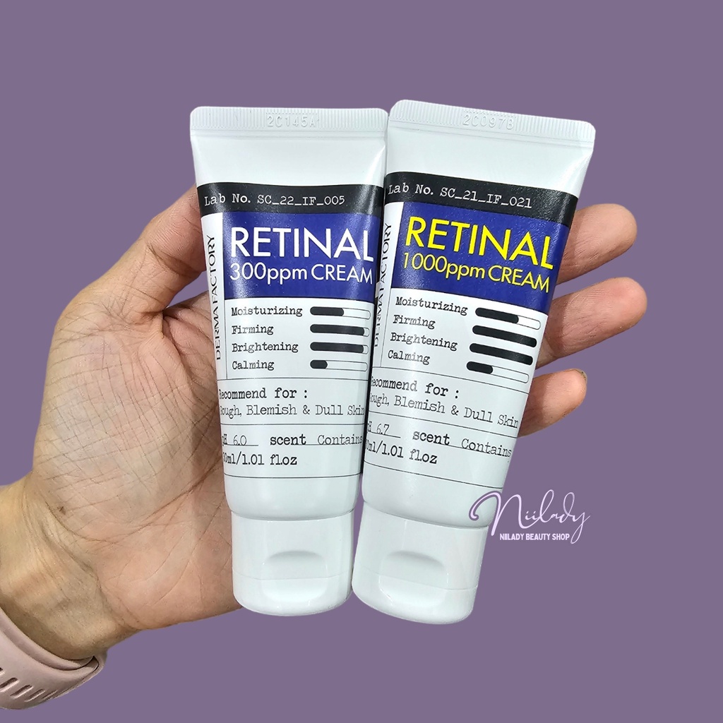 Kem dưỡng Derma Factory Retinal 300ppm Cream / Derma Factory Retinal 1000ppm Cream