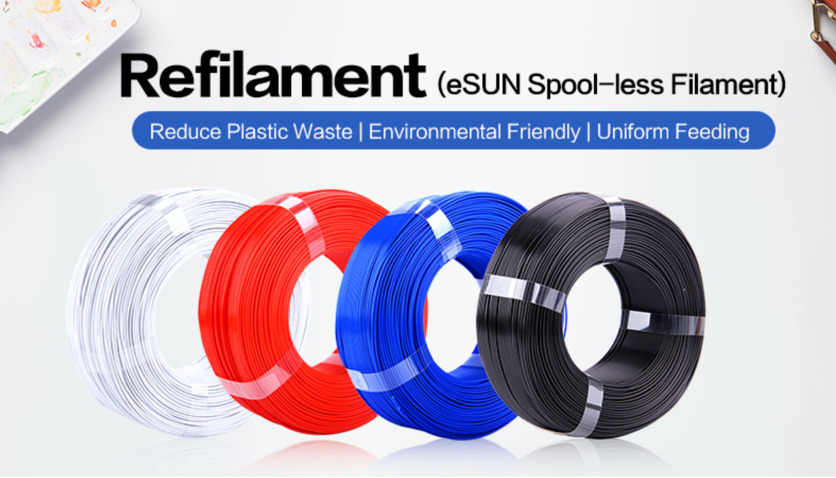 Nhựa in 3d esun pla+ không lõi - refilament - 1.75mm - 1kg
