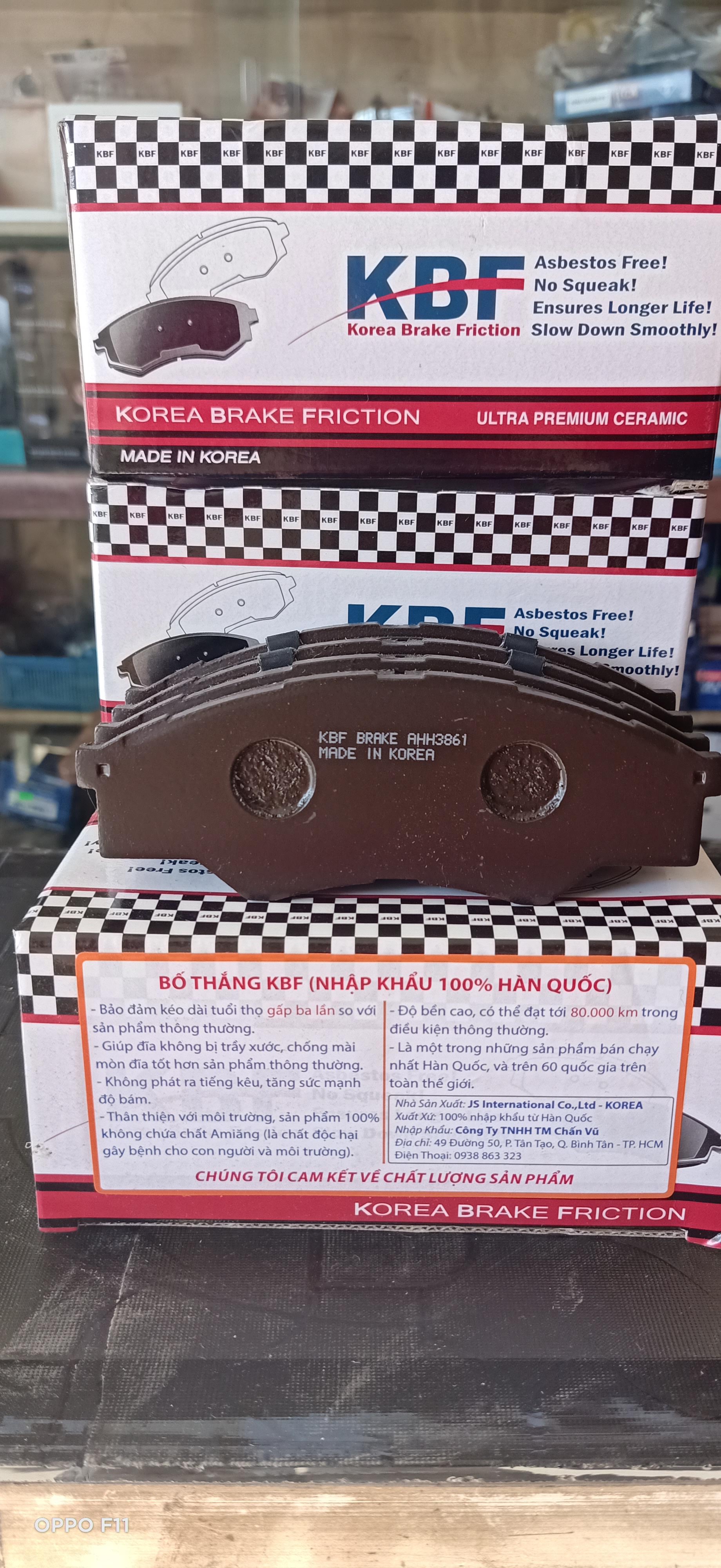 Bố thắng đĩa trước xe innova kbf nhập khẩu hàn quốc