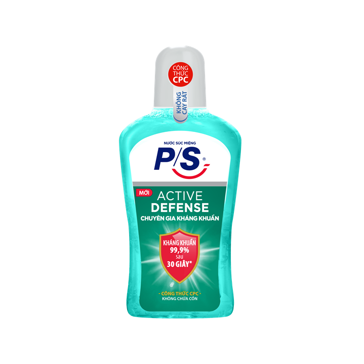 Nước súc miệng P/S Active Defense 500ml
