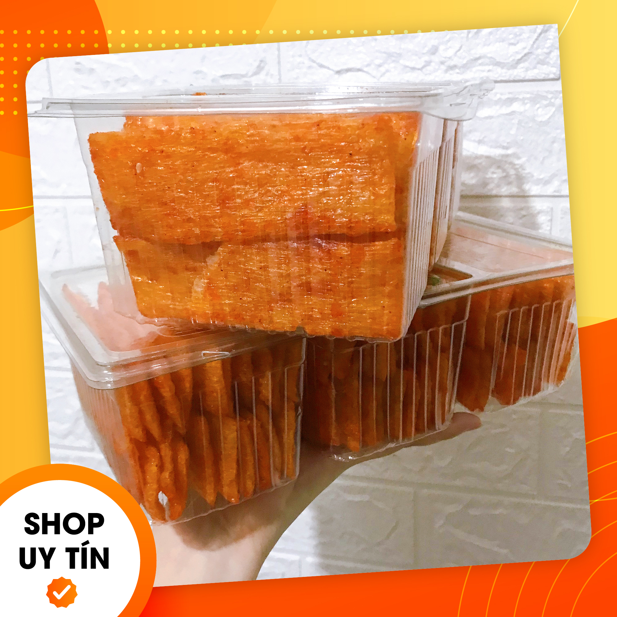 Bánh pò miếng vừng - hộp to 3 ngăn