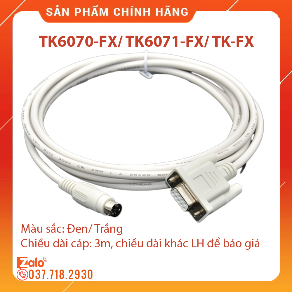[HCM]Cáp kết nối HMI Weinview với PLC Mitsubishi TK-FX TK6070-FX
