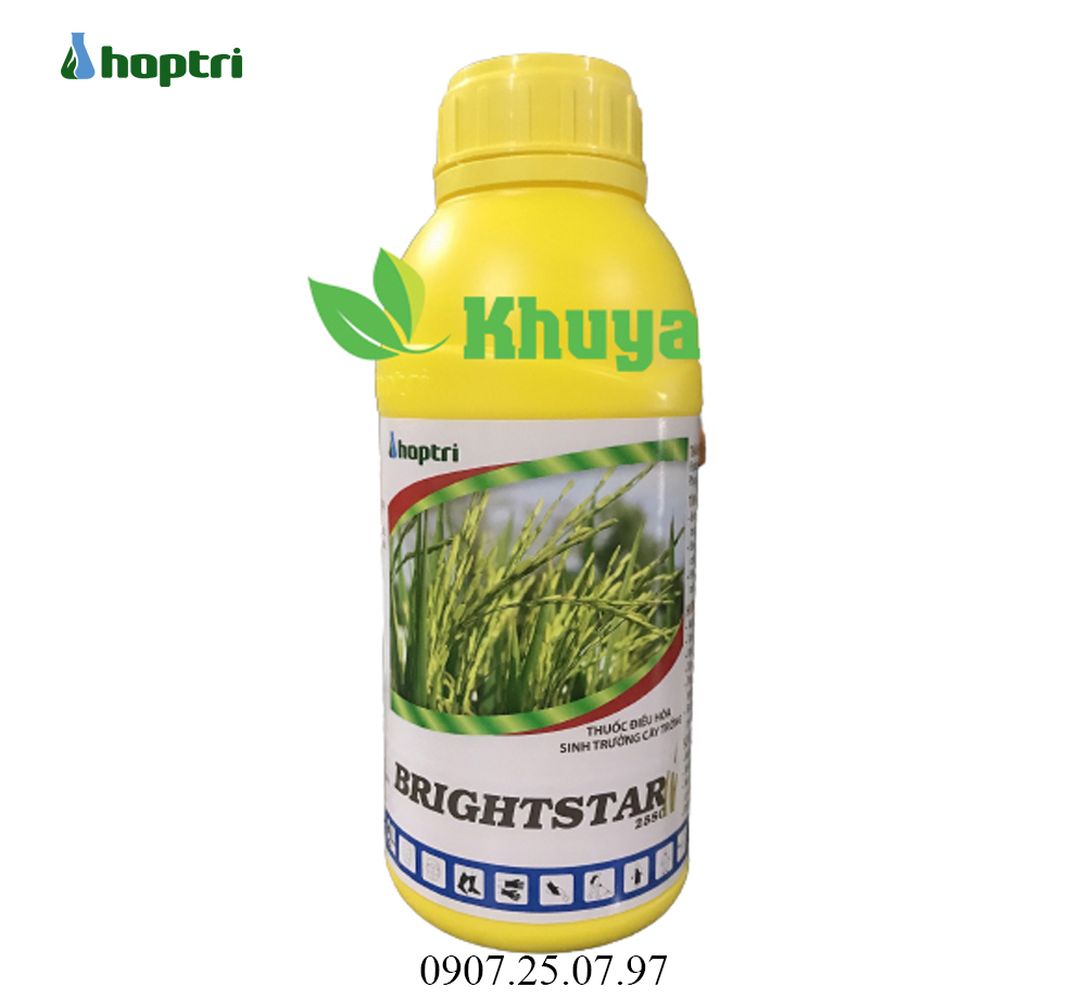 Điều hòa sinh trưởng Hợp Trí BrightStar 25SC 1 lít Paclo 25% dang nước