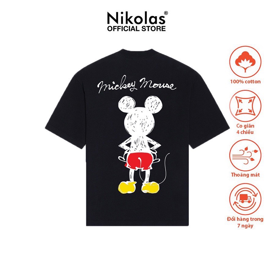 Áo thun trẻ em Nikolas 100% Cotton MICKEY MOUSE V2
