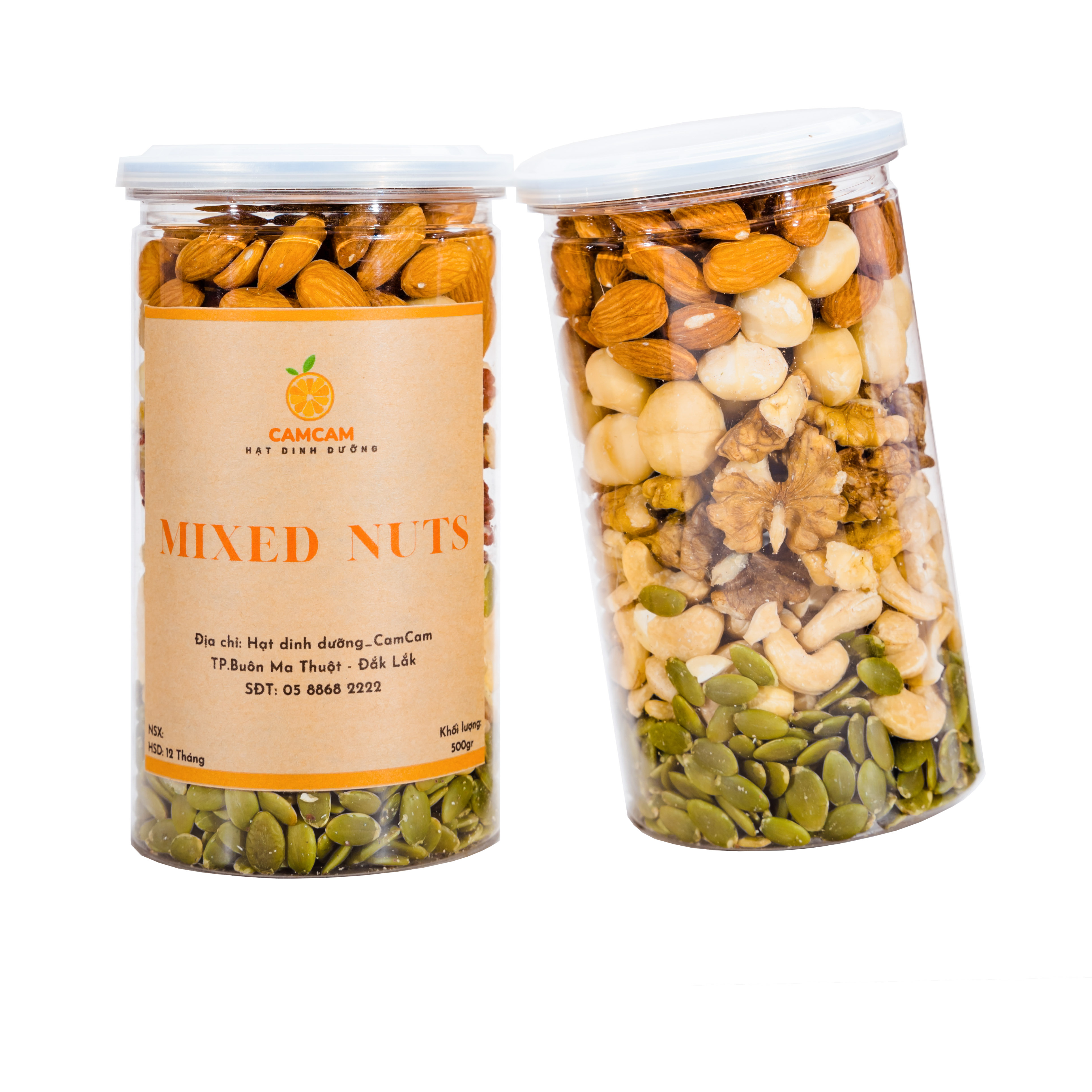 Hạt dinh dưỡng mix 5 siêu hạt - 500gram