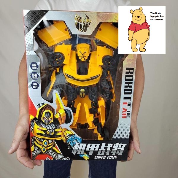 Đồ chơi rô bốt transformer biến hình ô tô 2in1 siêu to khủng lồ