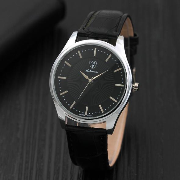 Đồng hồ thời trang nam autumatic dây da cao cấp pg-007g