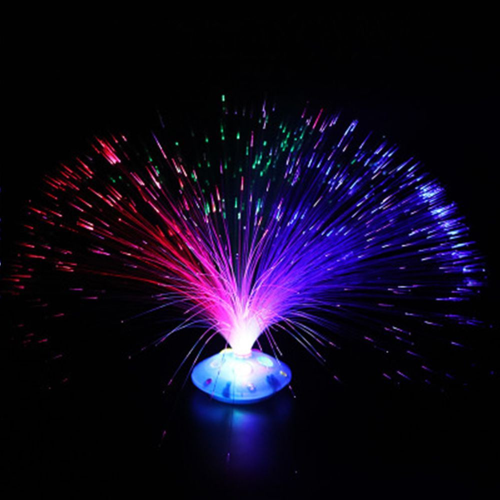Đèn trang trí - đèn led bình hoa phát sáng sợi quang