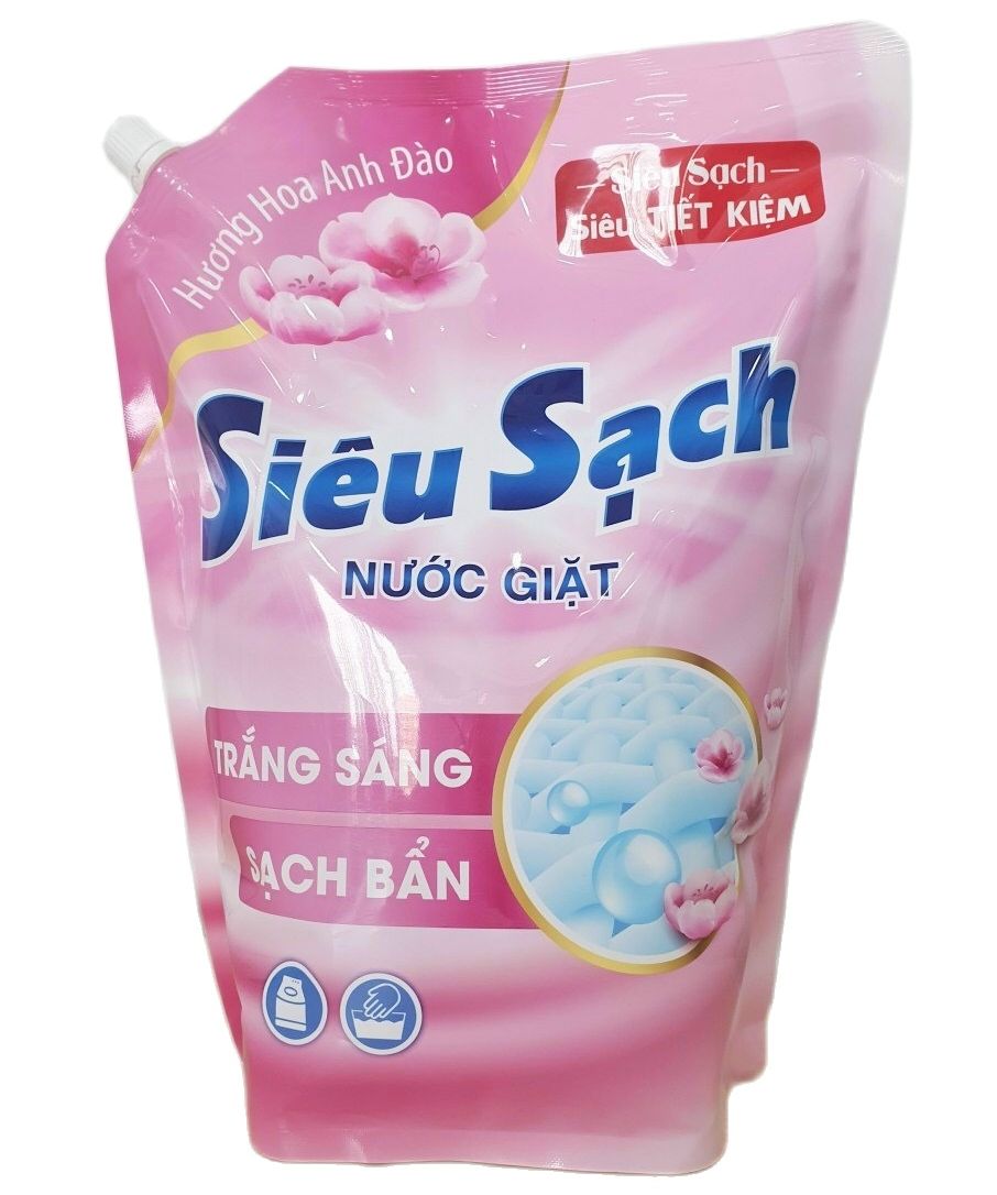 [GIAO HOẢ TỐC] Nước Giặt Lix Siêu Sạch Hương Hoa Anh Đào túi 24kg