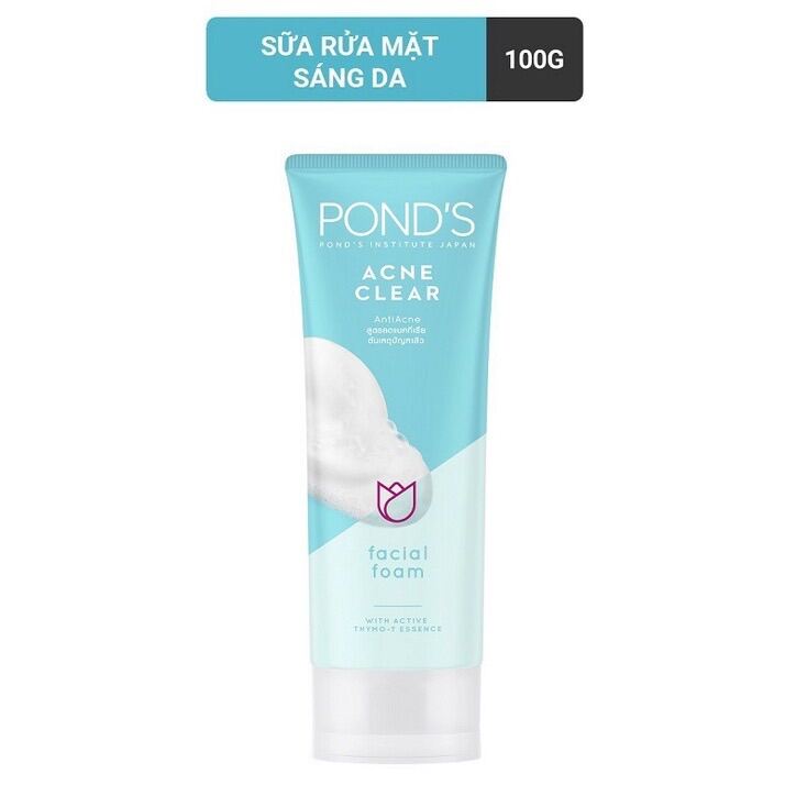 Sữa rửa mặt ngừa mụn pond’s acne clear 100g