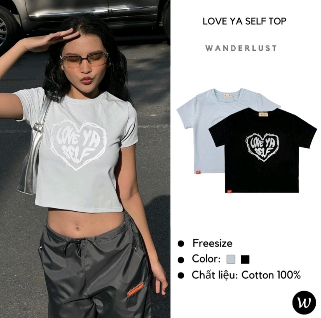 Áo love ya self top
