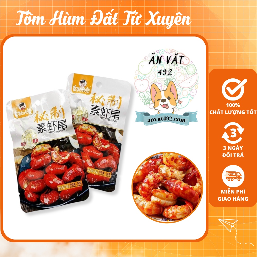 Tôm hùm đất tẩm vị ăn liền 18g - ăn vặt 492