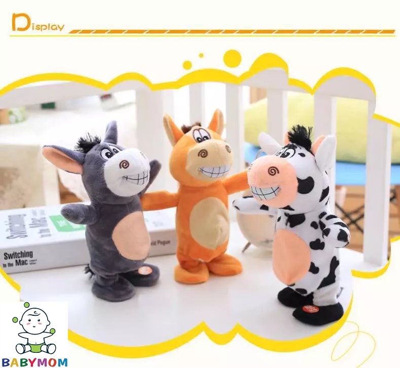 Đồ chơi giúp bé nhanh biết nói đồ chơi thú nhồi bông thông minh