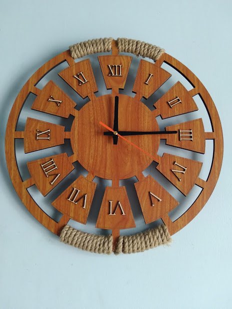 Đồng hồ gỗ decor vintagen - Đồng hồ gỗ treo tường