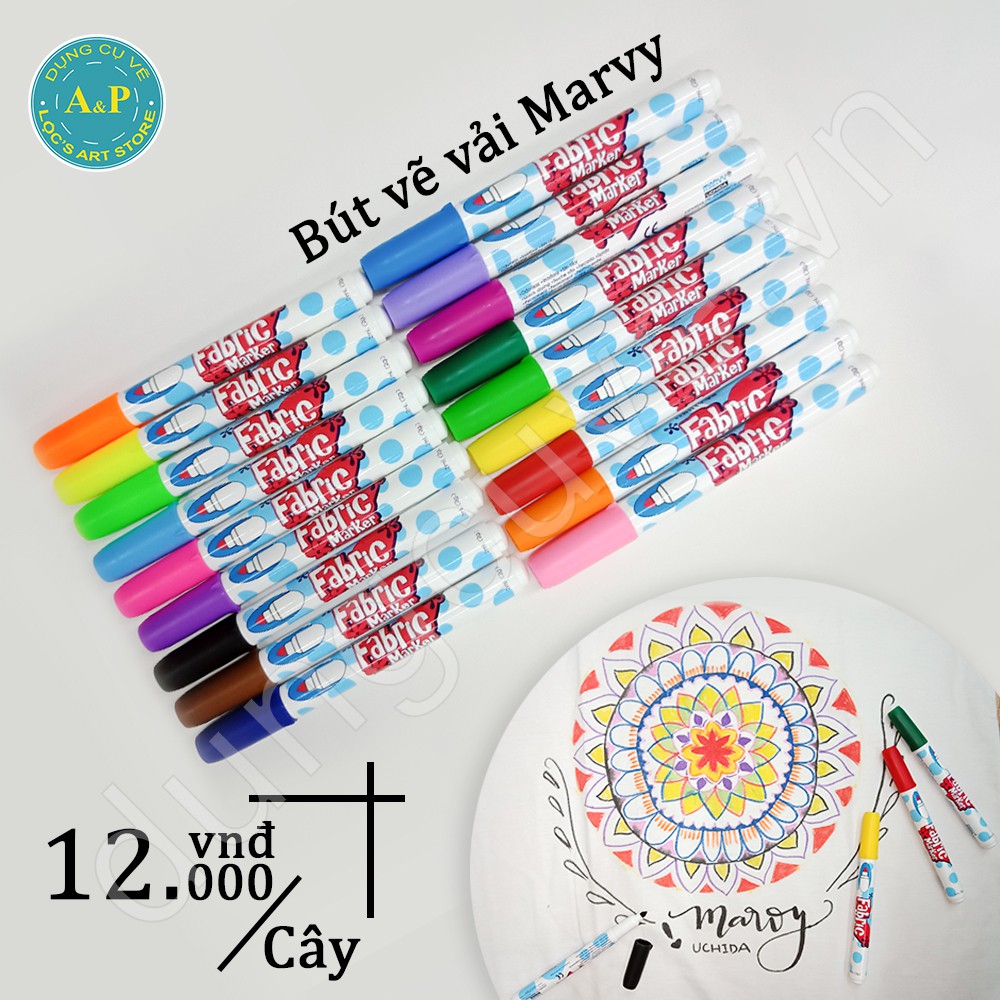 Bút vẽ vải Marvy