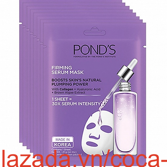 Bộ 10 Mặt Nạ Pond's Skin Brightening Serum Mask 10 x 21g