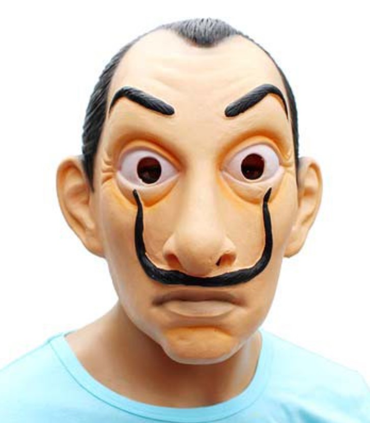 Mặt nạ nhựa money heist queen salvador dali - phim phi vụ triệu đô