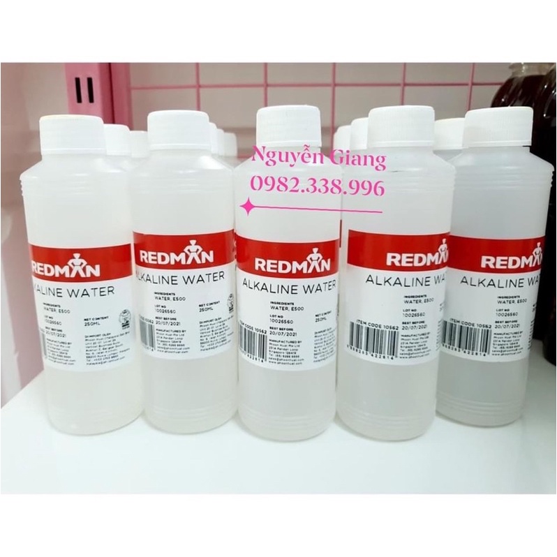 Nước tro tàu Singapo hãng Redman chai 250ml