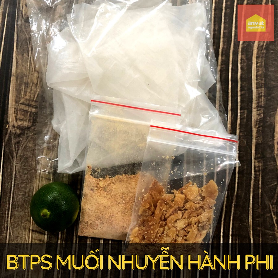 Bánh tráng PHƠI SƯƠNG muối nhuyễn tắc hành phi