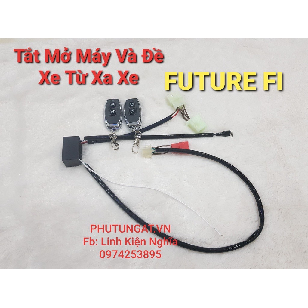 Bộ chống trộm điều khiển tắt mở máy và đề xe từ xa xe future