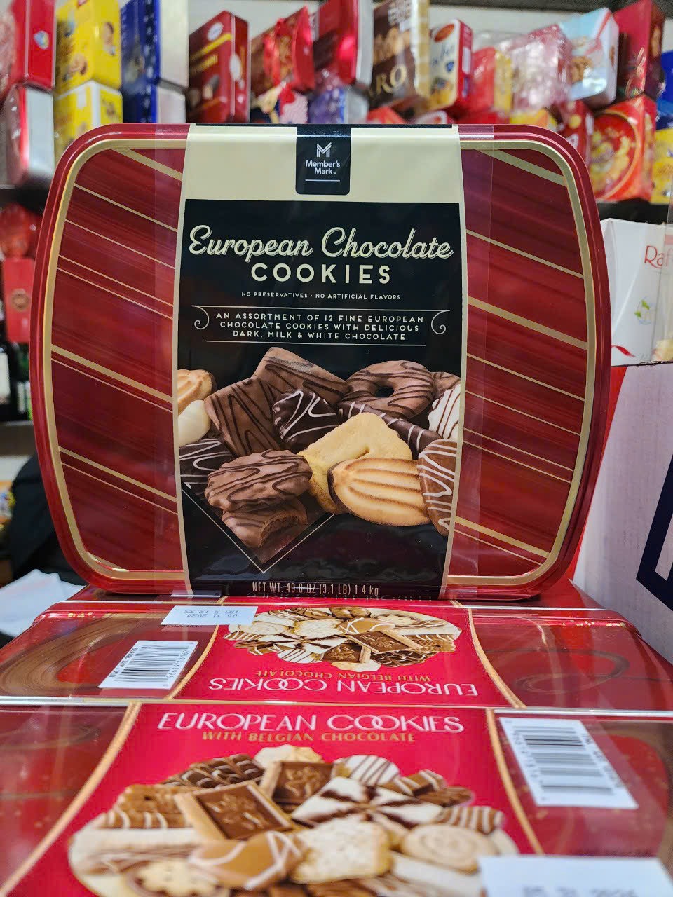 Hộp bánh quy socola Member s Mark European Chocolate Cookies