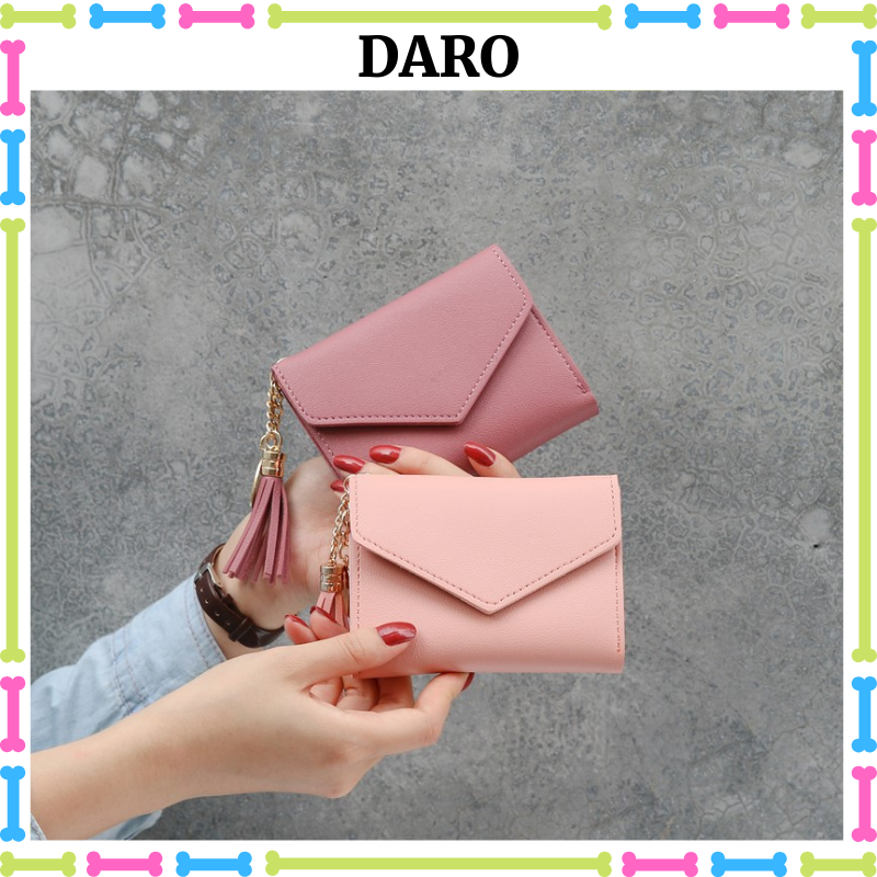 Ví nữ cầm tay ngắn mini dễ thương hàn quốc daro vn01