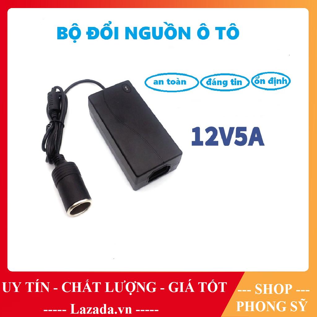 Bộ Đổi Nguồn ÔTô 220V Sang 12V5A