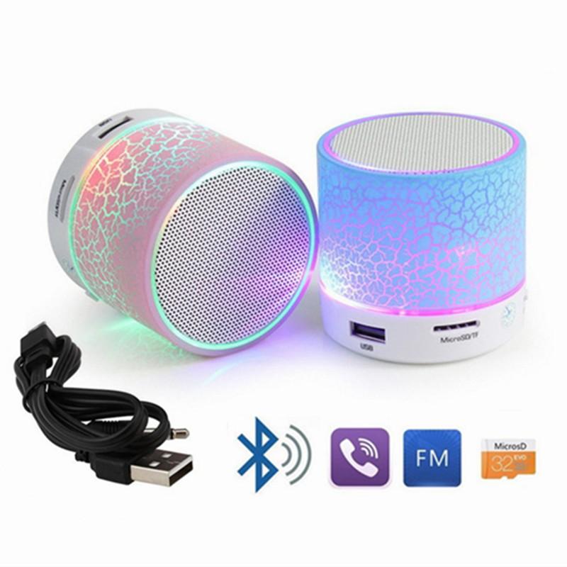 [HCM]Loa bluetooth mini led nháy theo nhạc A9 HLD-600 Màu sắc tươi sáng Âm thanh sống động