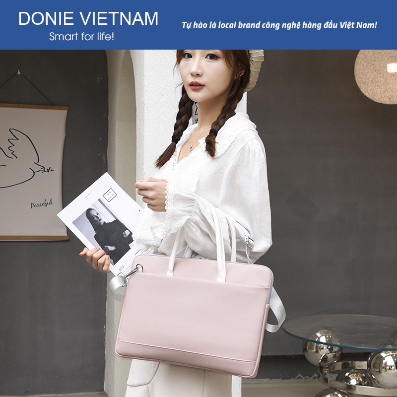 Fashion simple travel shoulder sleeve MacBook laptop bag