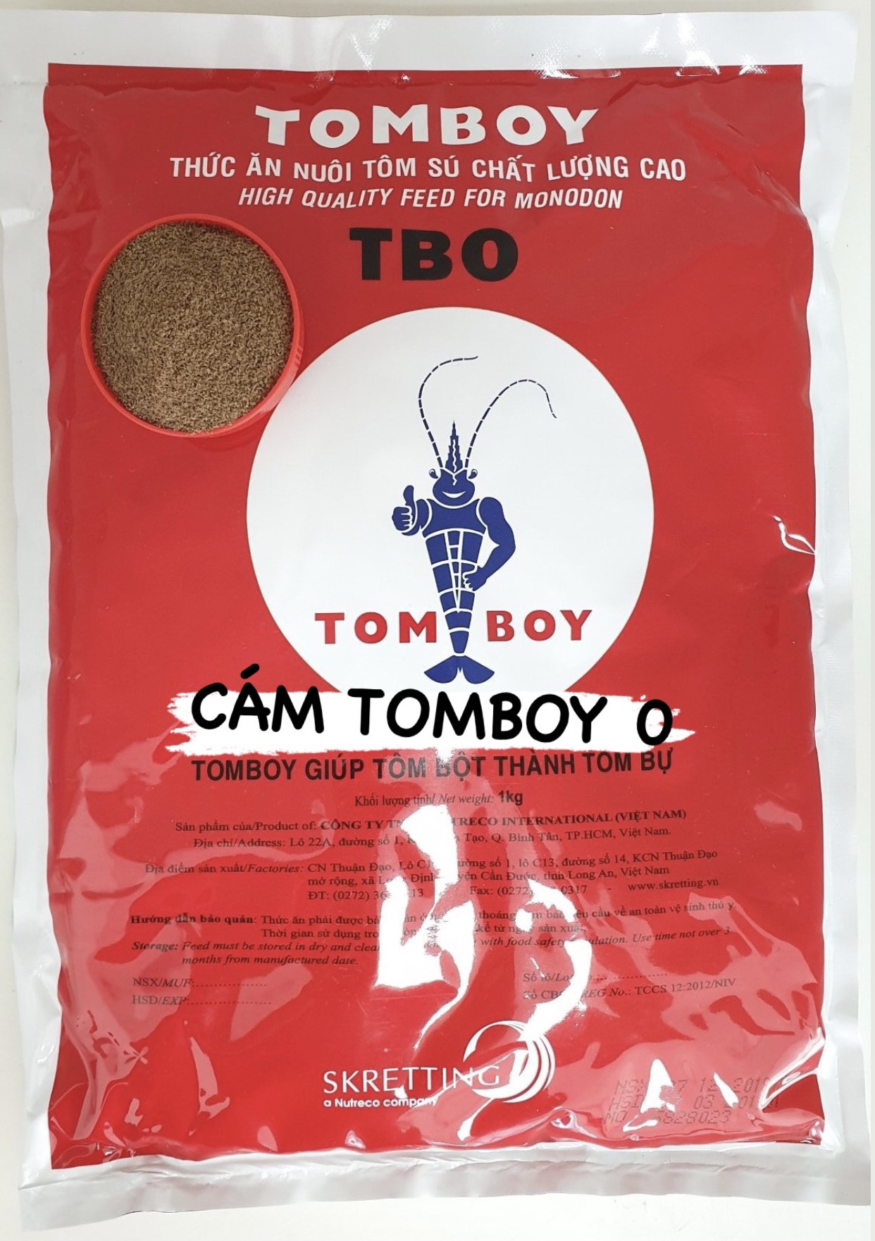1kg CÁM TOMBOY 0 HẠT MỊN