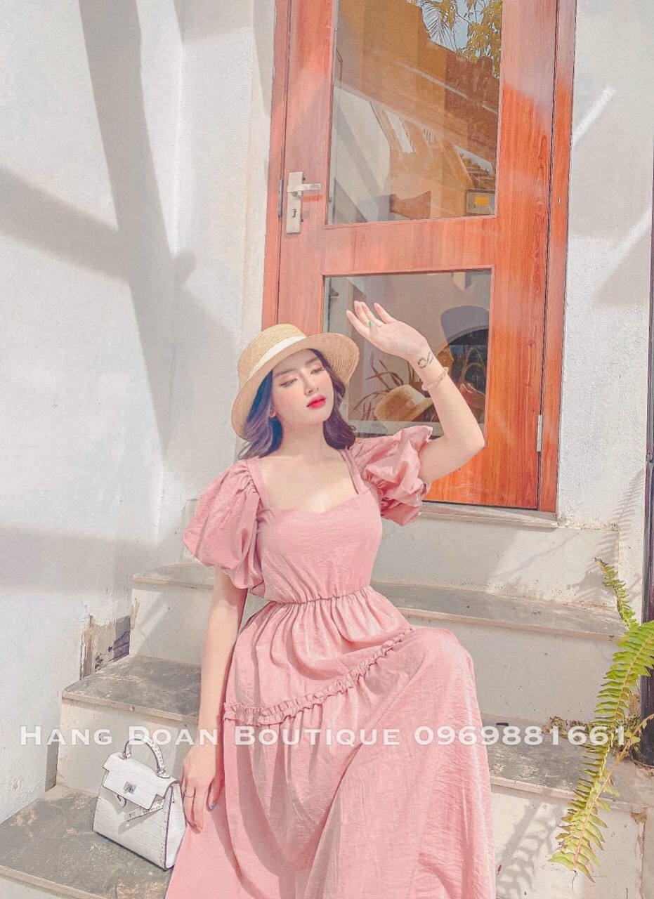 ĐẦM VOAN TAY PHỒNG DÀI QUA GỐI THẮT EO CỰC XINH THÊM SỰ LỰA CHỌN CHO NÀNG YÊU PHONG CÁCH NHẸ NHÀNG NỮ TÍNH SGR