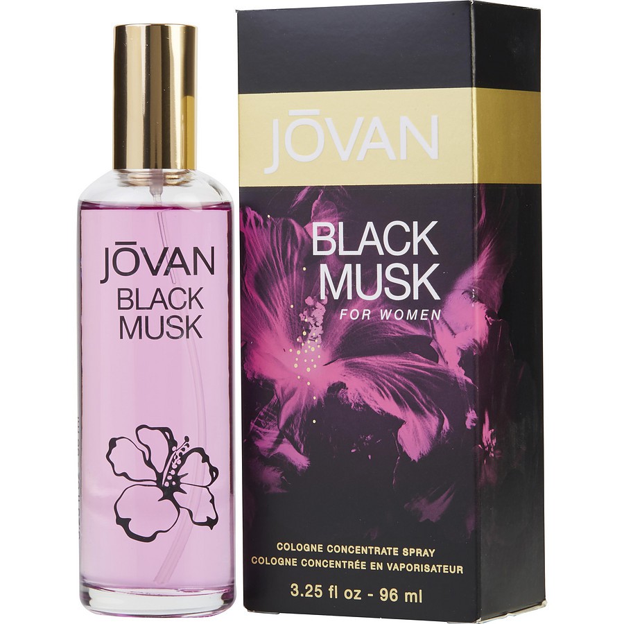 Nước hoa nữ Jovan Black Musk Cologne Concentrate spray 96ml
