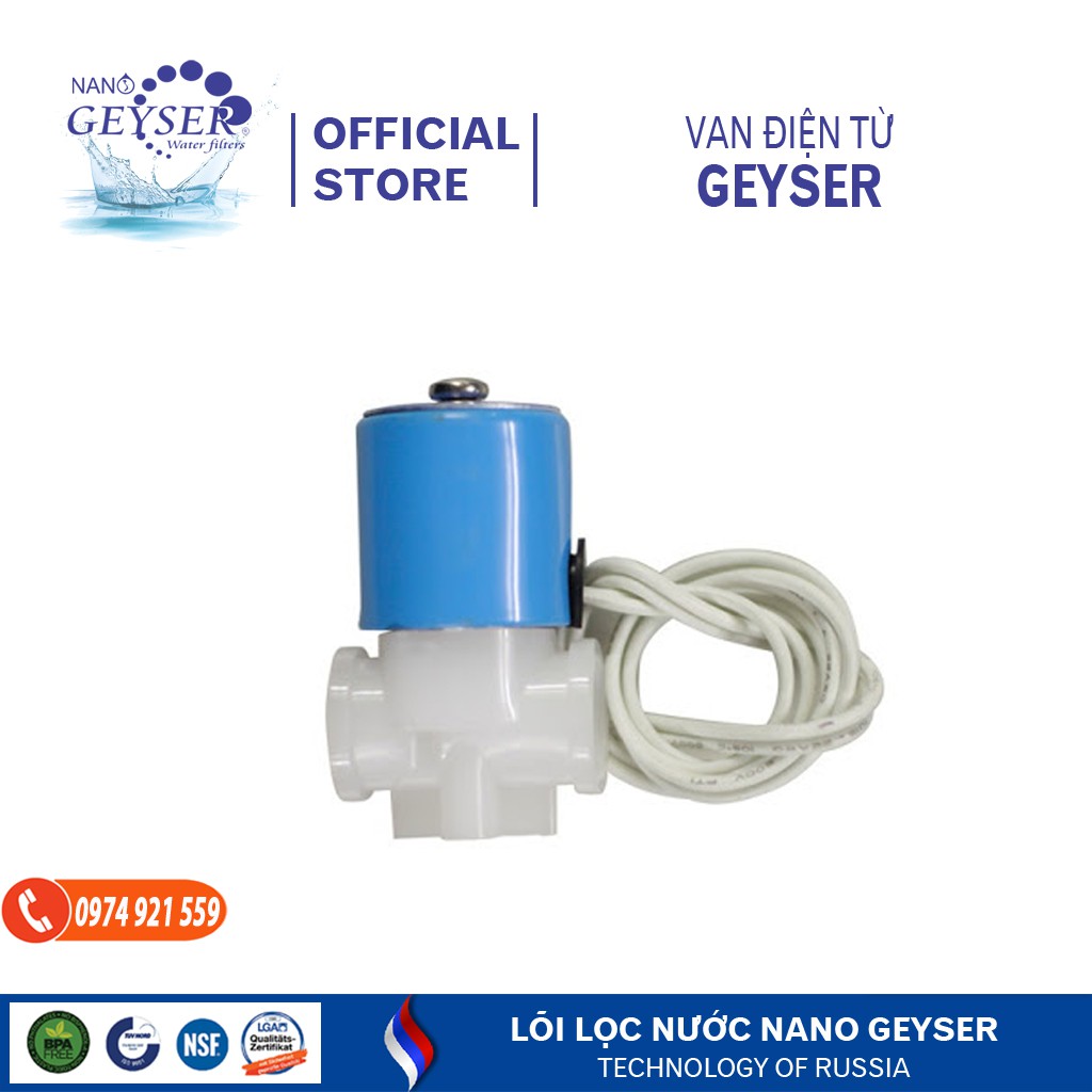 [ Hàng chính hãng-Cao cấp-Lỗi-Đổi mới ] Van điện từ-máy lọc nước Geyser RO công nghệ của Nga